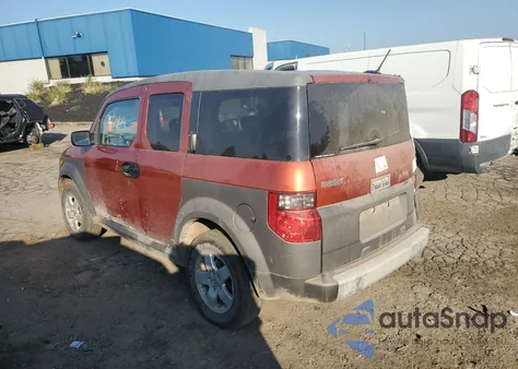 2005 Honda Element Ex from USA, damaged, VIN 5J6YH28665L004523